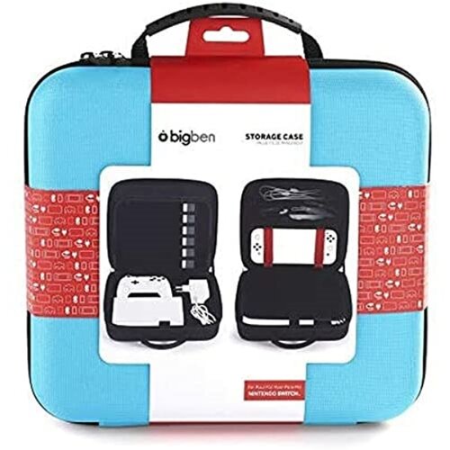 Nacon bigben interactive storage case modro združljiva konzola: nintendo switch, (21327966) Slike