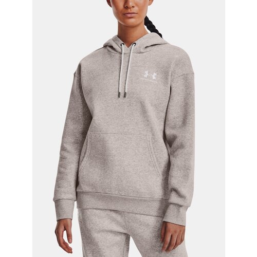 Under Armour Sweatshirt Essential Fleece Hoodie-GRY - Women Slike