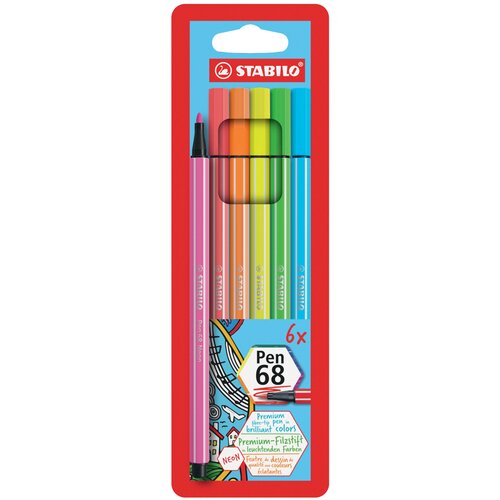 Stabilo fiber pen pen 68, kartonska škatla 8, (21655550) Cene