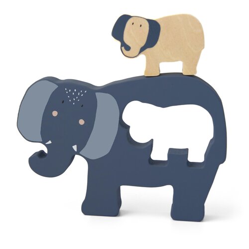 Trixie lesena sestavljanka mrs. elephant Slike