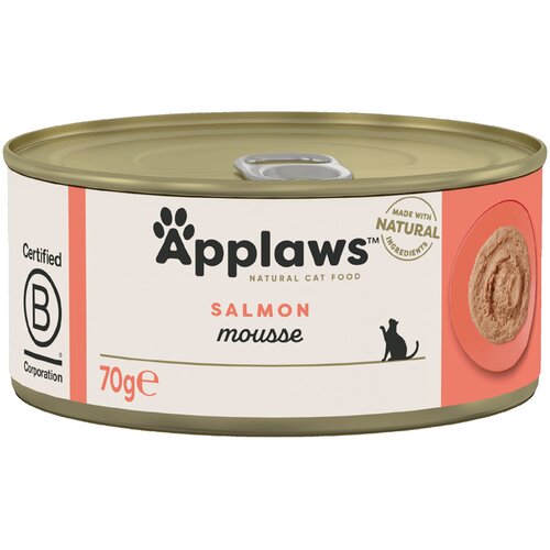 Applaws Mousse 24 x 70 g - Losos Slike