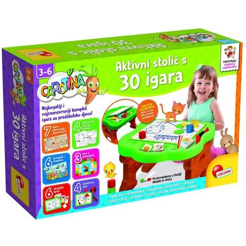 Lisciani Carotina Aktivni stolić sa 30 igara Cijene