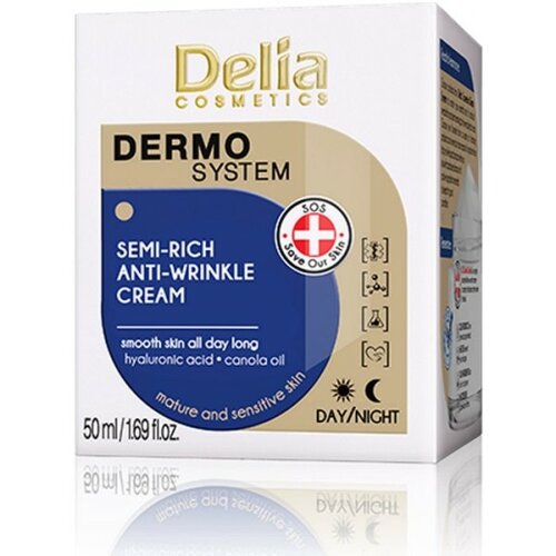 Delia krema za lice sa delovanjem protiv bora dermo system 50 ml Cene