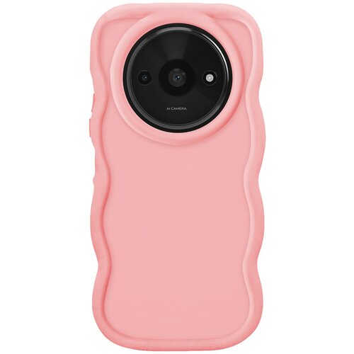 AVIZAR Ohišje za Xiaomi Redmi A3 Silikonsko odporno proti udarcem serije Candy, Roza, (5000013568) Cene