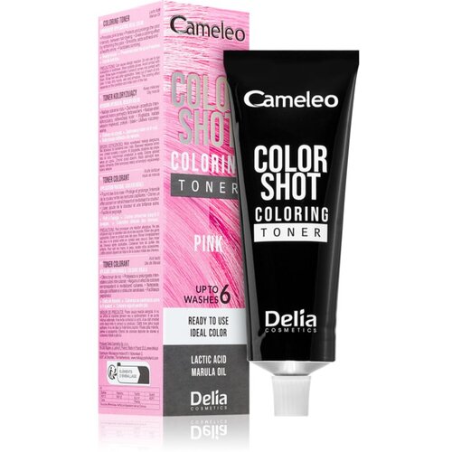Delia Cosmetics Cameleo Color Shot barvni toner za lase odtenek PINK 60 ml Cene
