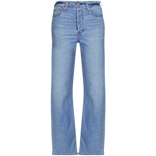Levi&amp;#039;s RIBCAGE STRAIGHT ANKLE Plava Slike