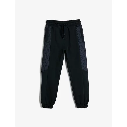 Koton Jogger Sweatpants with Pocket Quilted Detail Cotton