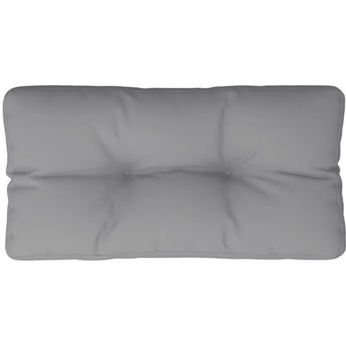  Jastuk za palete sivi 80 x 40 x 12 cm od tkanine Slike
