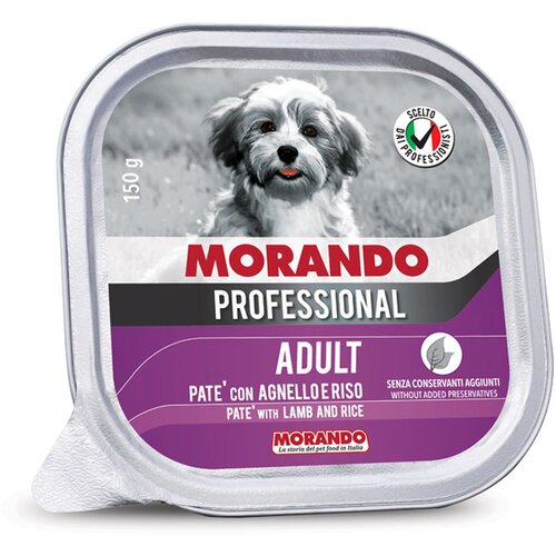 Morando Professional Prof Adult Pate Jagnjetina in riž 150g alu-pak Cene
