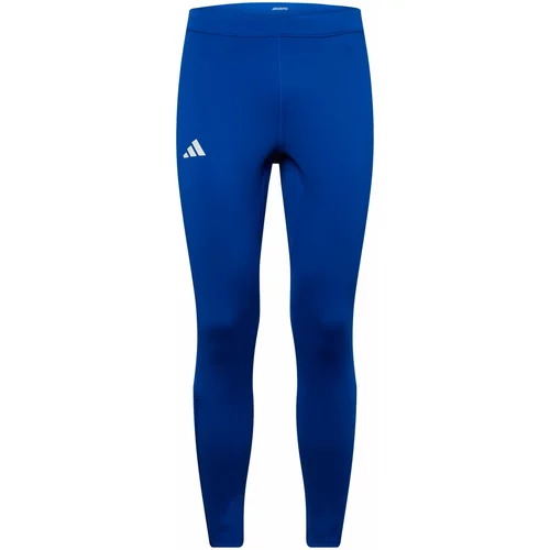 Adidas Športne hlače 'ADIZERO' kobalt modra / bela