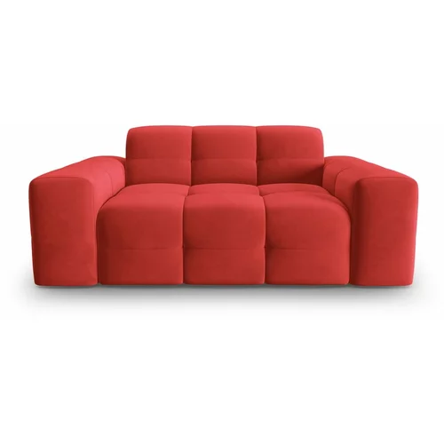 Micadoni Home Sofa od crvenog baršuna 156 cm Kendal -