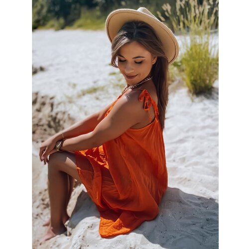 DStreet MIJA dress orange EY2172 Slike