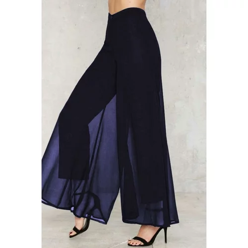 Fenzy elegantne dolge hlače veronna, temno modre