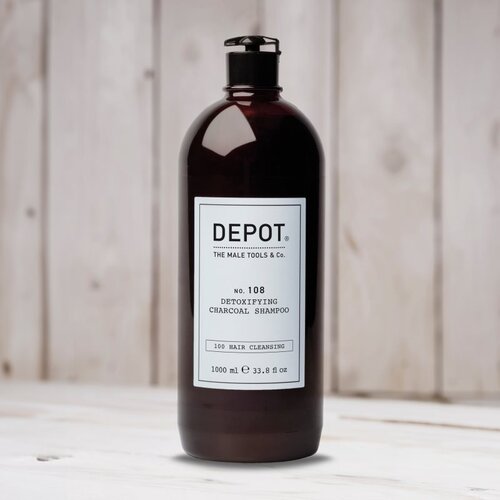 Depot No. 108 Detoxifing Charchoal Shampoo čistilni razstrupljevalni &amp;scaron;ampon za vse tipe las 1000 ml Slike