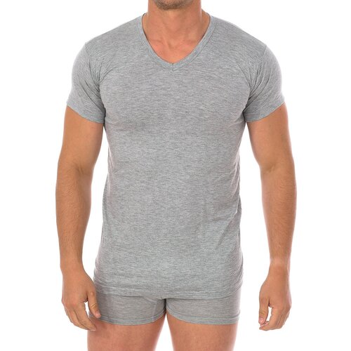 Kisses And Love Pižame & Spalne srajce 1004-GRIS-JASPE Siva Cene