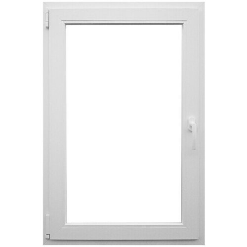 PVC prozor s kvakom (80 x 120 cm, Smjer otvaranja: Lijevo) Slike