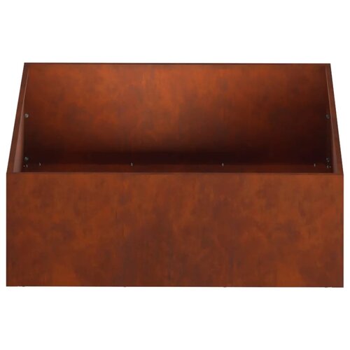  Vrtna saksija Rđa 60 x 60 x 20 cm Otporni čelik - Otporni čelik 60 x 60 x 20 cm 1 Slike
