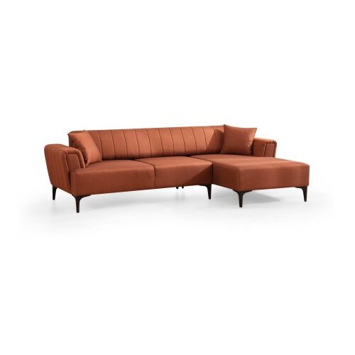 Atelier Del Sofa Ugaona garnitura Hamlet, 95x43x230 cm, Bronzana Slike