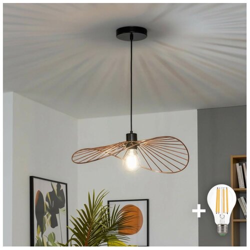  Brilagi - LED luster na sajli CERIA WIRE 1xE27/40W/230V 40x56 cm bronza Cene