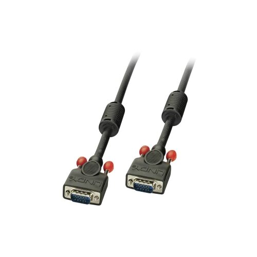 Lindy VGA priključni kabel VGA 15-polni utikač, VGA 15-polni utikač 2.00 m crna 36373 VGA kabel Cijene