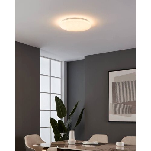 Eglo LED stropna svjetiljka Rende (19,5 W, D x &amp;Scaron; x V: 38 x 38 x 6 cm, Topla bijela) Slike