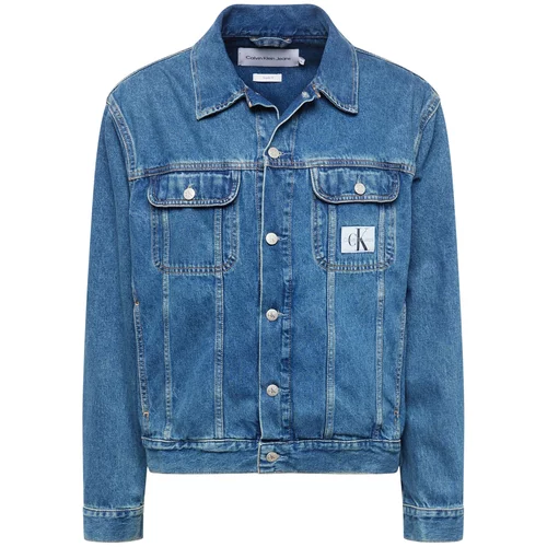 Calvin Klein Jeans Prijelazna jakna plavi traper