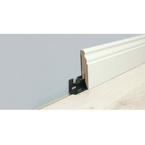 LOGOCLIC Podna kutna lajsna (260 cm x 17 mm x 58 mm, MDF, Premazano) Slike