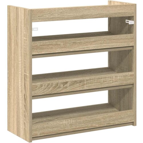  Stalak za cipele boja hrasta 60x25x62 cm konstruirano drvo Slike
