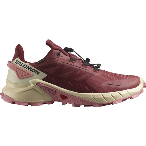 Salomon Čevlji Supercross 4 Gore-Tex L47316800 Cow Hide / Syrah / Blush Cene