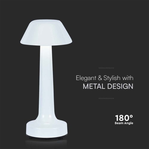  LED prigu&amp;scaron;iva punjiva stona lampa LED/1W/5V 3000-6000K bela Slike