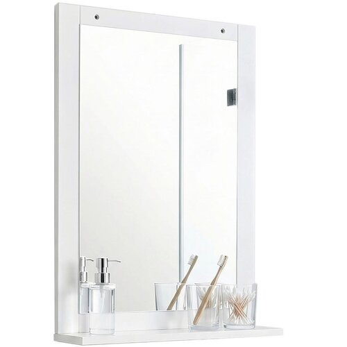 MID.YOU KOPALNI&amp;Scaron;KO OGLEDALO, 50/70/12 cm leseni material Slike