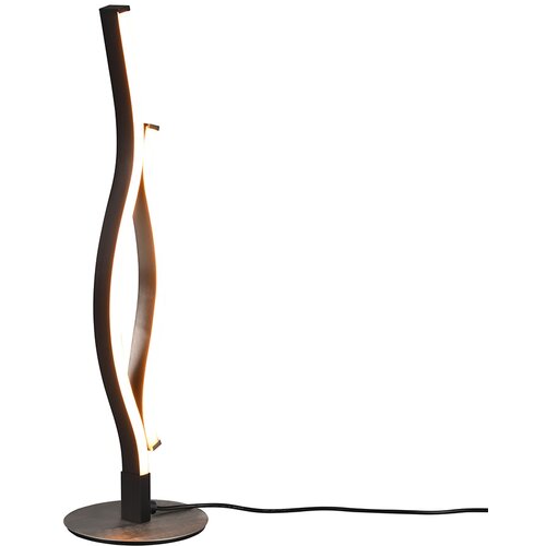 Trio Leuchten Design tafellamp zwart met zilver incl. LED dimbaar - Blaze Slike