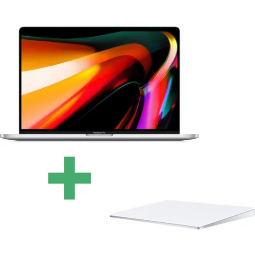Apple MacBook Pro Touch Bar 16" 2019 Core i9 2,4 Ghz 16 Go 512 Go SSD Siderealna siva + Trackpad bela, (21128927)