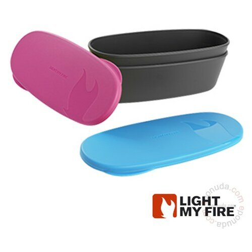 Light My Fire Posuda SnapBox oval 2-pack (Pink) Slike