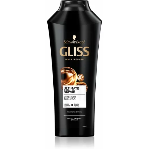 Schwarzkopf Gliss Ultimate Repair šampon za okrepitev las za suhe in poškodovane lase 400 ml