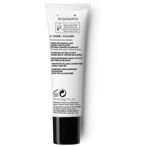 La Roche Posay toleriane tečni korektivni puder s visokom moći prekrivanja nepravilnosti, 30 ml, 03 honey beige Slike