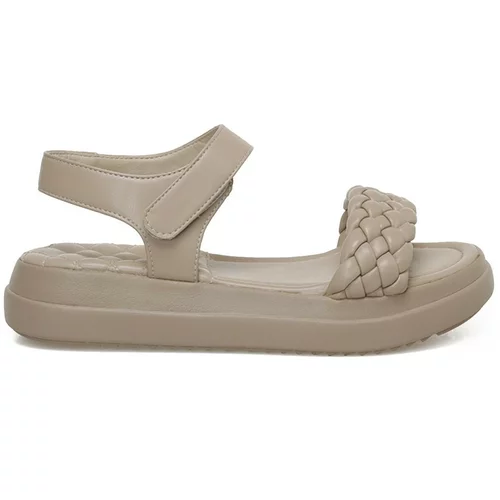 Polaris 319793.z 3fx Beige Women's Thick Sole Sandals