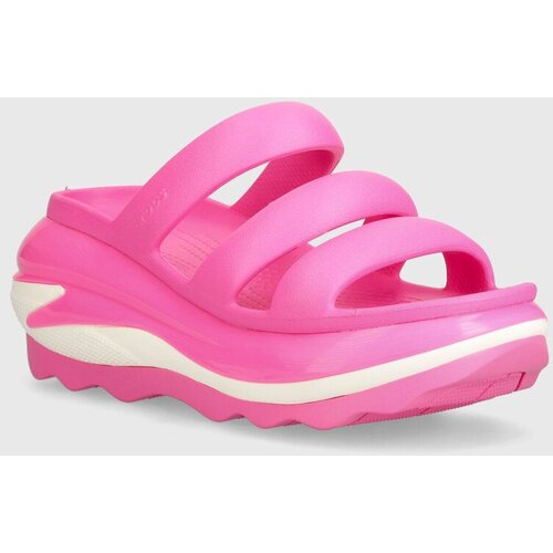 Crocs Natikače Mega Crush Triple Strap za žene, boja: ružičasta, s platformom, 209842 Cijene