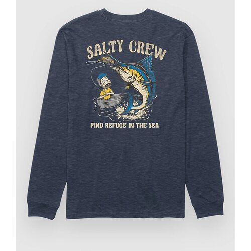 Salty Crew Big Bill Kids Longsleeve T-Shirt navy heather Cene