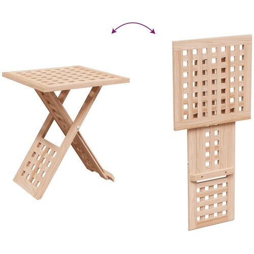  Kava Stol Smeđa 33 x 33 x 40,5 cm Masivni drvo orah Slike