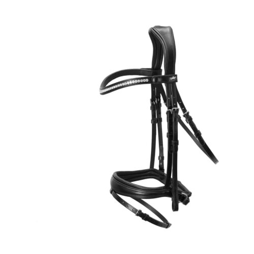 Schockem&amp;ouml;hle Sports Uzda Charleston, black/silver Slike