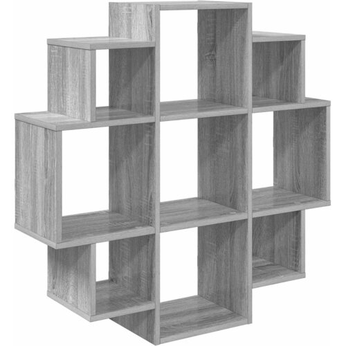 vidaXL Zidna polica Siva Sonoma 90 x 25 x 90 cm Konstruirano drvo - Siva Sonoma Cene