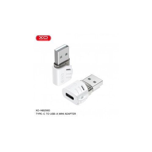 XO NB256E Otg adapter mini type-c u usb beli Slike