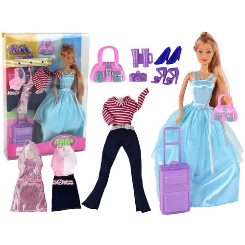  Lutka za igru sa zamjenjivom odjećom Adventure - svjetlo plava Cijene