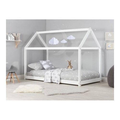  Krevet Kućica 190x90 Beli + Dušek od 14 cm ( 8458 ) Cene