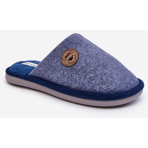 Kesi Makis Men&amp;#039;s Classic Blue Slippers Slike