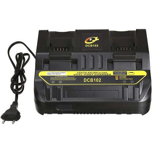 Rosfix Nadomestni Del Za Polnilnik Dewalt DCB102 &ndash; Dvojni Polnilec 10.8V&ndash;20V, 2x2A, Compatible With DCB120, DCB204, DCB182, (5000222611) Cene