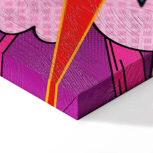  Slika - Energy of Colors (1-part) - English Text on Colorful Background 80x120 Premium Print Slike