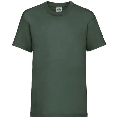 Fruit Of The Loom Green Kids Cotton T-shirt
