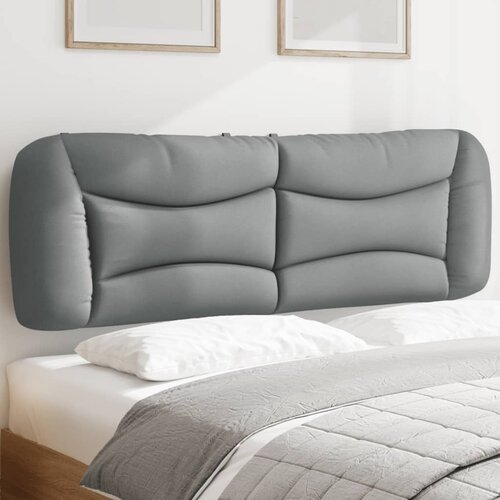 vidaXL Vzglavna stranica svetlo siva 160 cm blago Cene